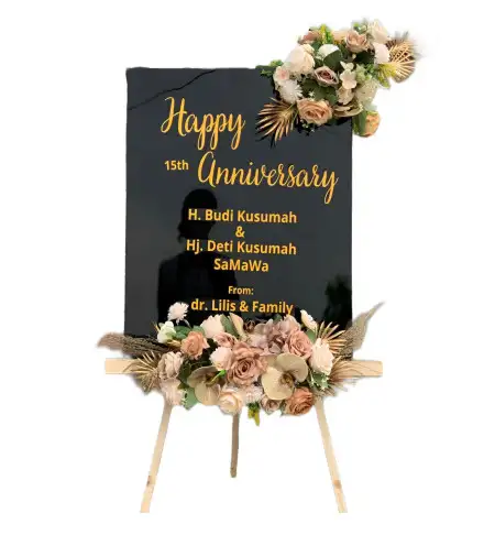 Papan Bunga Akrilik Padang Tiji